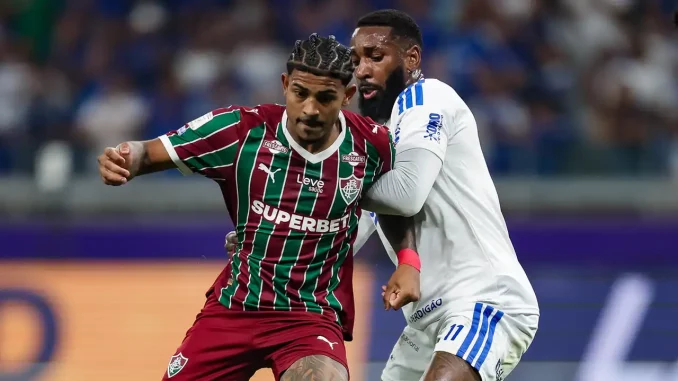 John Kennedy fez o gol do Fluminense contra o Cruzeiro