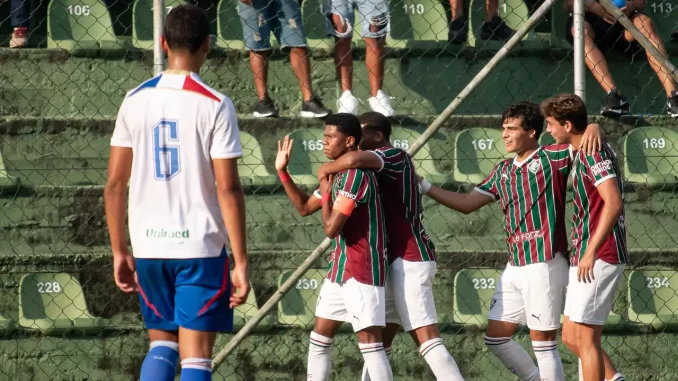 Fluminense goleou o Fortaleza e segue na liderança do Brasileirão Sub-17
