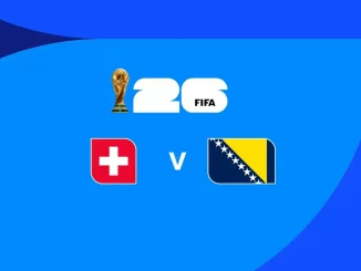 Suíça x Bósnia pela Copa do Mundo 2026