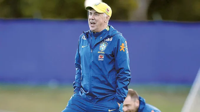 Ancelotti já encaminhou a escalação do Brasil para o jogo contra o Marrocos