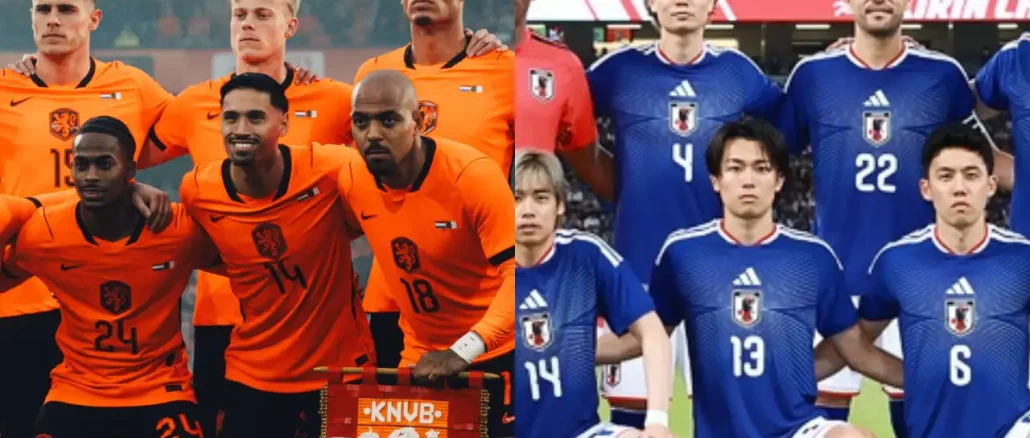 Holanda x Japão pela Copa do Mundo 2026