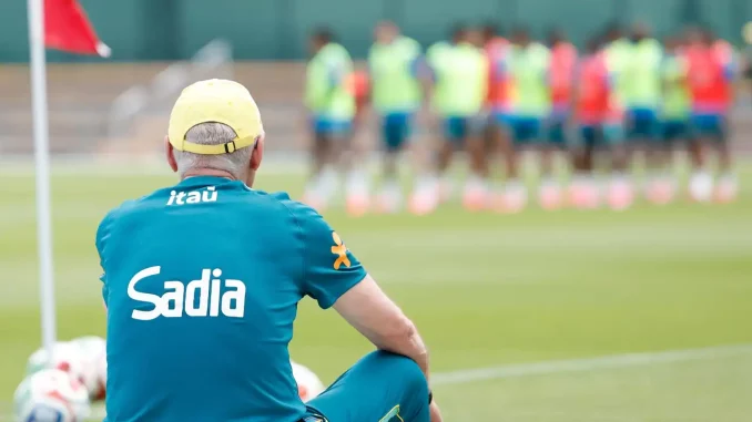 Carlo Ancelotti praticamente definiu a escalação do Brasil
