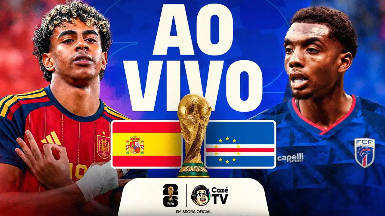 Espanha x Cabo Verde pela Copa do Mundo 2026