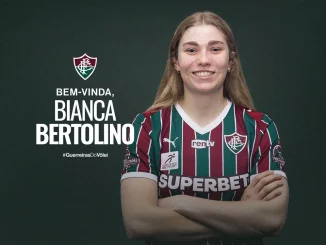 Reforço nas quadras! Fluminense anuncia a contratação da ponteira argentina Bianca Bertolino, da seleção de seu país, para o vôlei feminino.