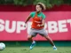 Guga em treino no CT Carlos Castilho