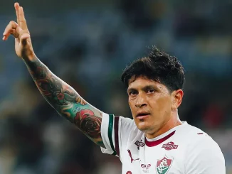 Germán Cano marcou o segundo gol do Fluminense contra o Bahia