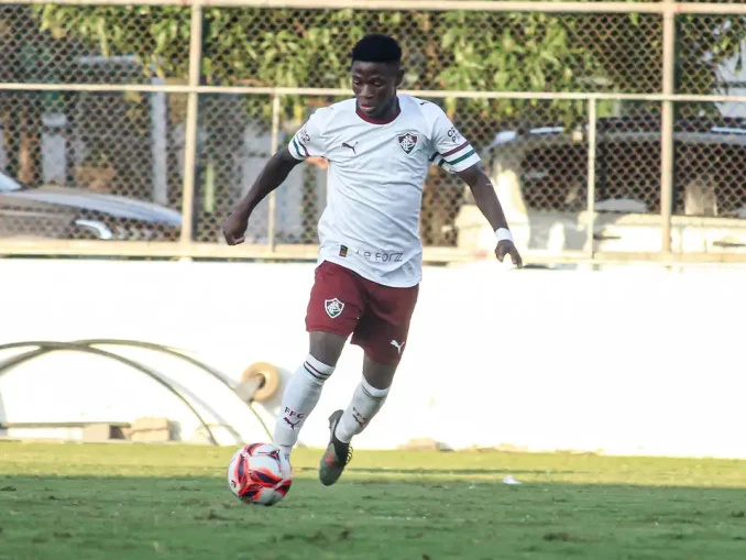 Madiba fez o seu primeiro gol pela equipe sub-20 do Fluminense
