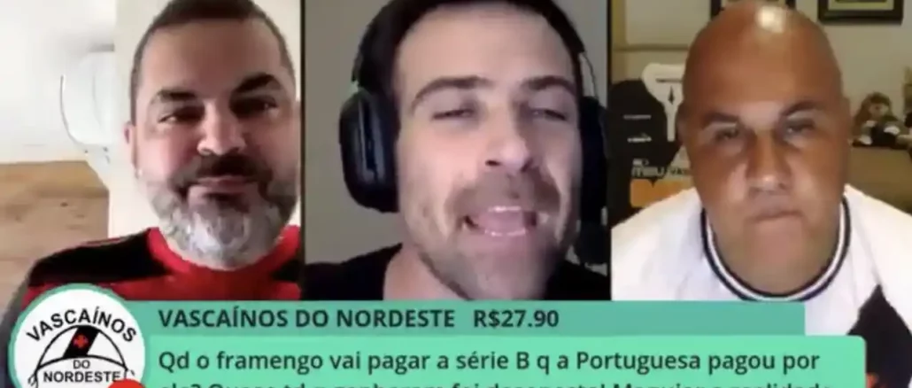 Influenciador do Vasco, Zé Colméia, viraliza com teoria conspiratória afirmando que, após lambança própria, o Flamengo articulou com o presidente da Portuguesa para que o clube paulista escalasse jogador irregular em 2013; Paparazzo nega.