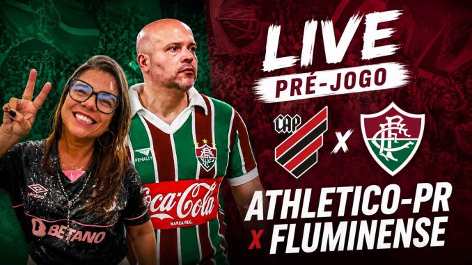 Acompanhe ao vivo a live de Vinicius Toledo e Nina Lessa com a projeção do jogo contra o Athletico-PR, bastidores e atualizações do Fluminense.
