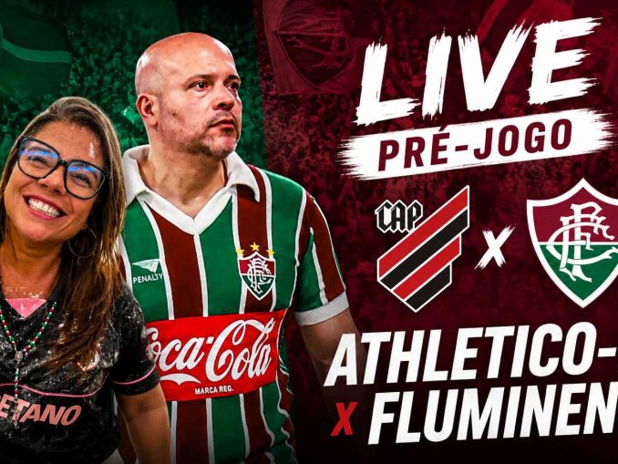 Acompanhe ao vivo a live de Vinicius Toledo e Nina Lessa com a projeção do jogo contra o Athletico-PR, bastidores e atualizações do Fluminense.
