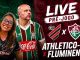 Acompanhe ao vivo a live de Vinicius Toledo e Nina Lessa com a projeção do jogo contra o Athletico-PR, bastidores e atualizações do Fluminense.