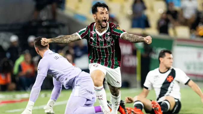 Lucho Acosta marcou o gol da vitória do Fluminense sobre o Vasco