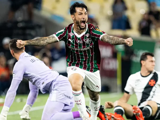 Lucho Acosta marcou o gol da vitória do Fluminense sobre o Vasco