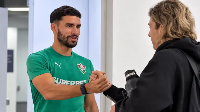 Martinelli foi recebido com festa no CT Carlos Castilho após a convocação para a Seleção Brasileira