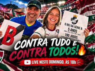 Resenha Fluminense Vasco vitória live YouTube Nina Lessa Vinicius Toledo