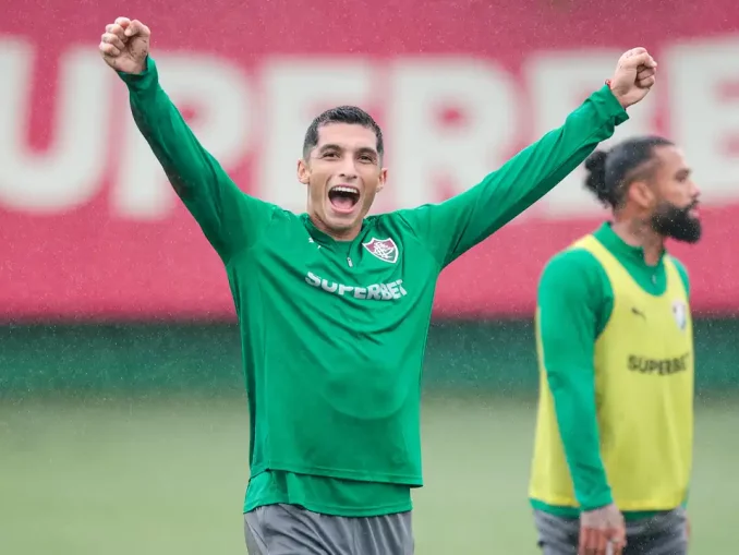 Fluminense treinou na manhã desta quarta-feira no CT Carlos Castilho