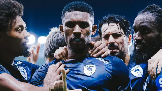 Lelê marcou o gol do título do Pafos