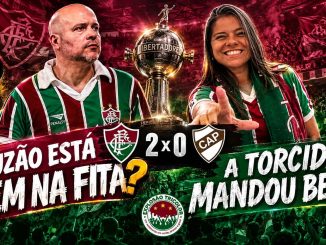 Nina Lessa e Vinicius Toledo debatem a vitória do Flu contra o Platense, atuações e festa da torcida. Assista!