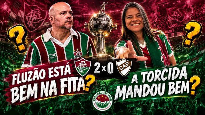 Nina Lessa e Vinicius Toledo debatem a vitória do Flu contra o Platense, atuações e festa da torcida. Assista!