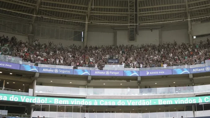 Torcida do Palmeiras está preocupada com a torcida do Fluminense