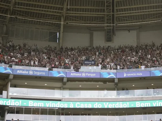 Torcida do Palmeiras está preocupada com a torcida do Fluminense