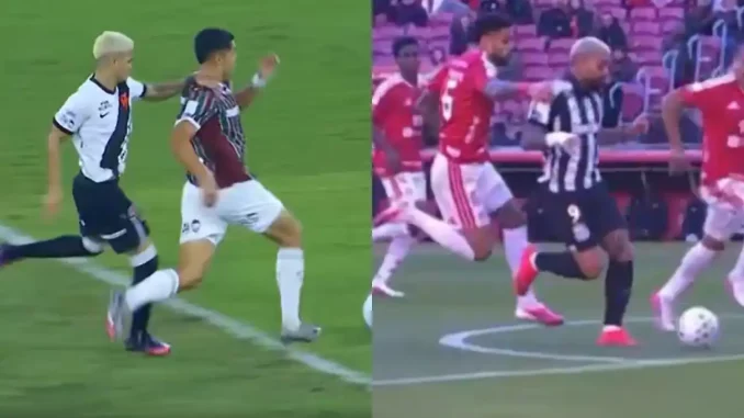 Arbitragem marcou pênalti em Gabigol em lance idêntico ao de Serna