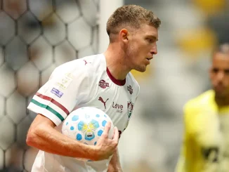 Rodrigo Castillo fez o gol de honra do Fluminense contra o Atlético-MG