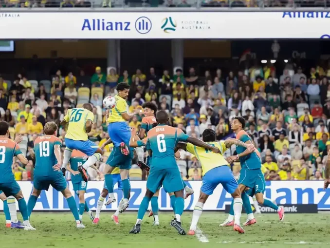 Seleção Brasileira apenas empatou com a Austrália