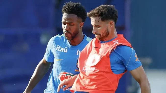 Martinelli treinou pela primeira vez com a Seleção Brasileira