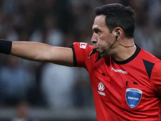 Facundo Tello apita Fluminense x Palmeiras