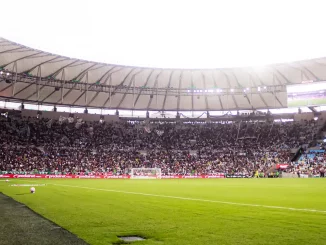 Torcida do Fluminense no Maracanã contra o Santos