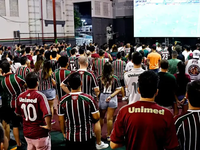 Telão nas Laranjeiras para Palmeiras x Fluminense