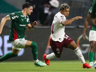 Wesley Natã entrou só no fim da partida contra o Palmeiras