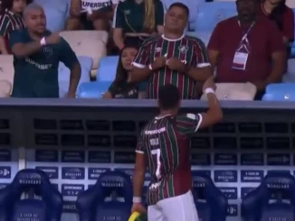 Hulk se desentendeu com torcedor do Fluminense