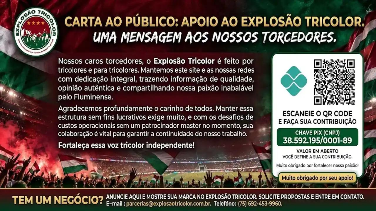 Apoie o Explosão Tricolor: Pedido de Colaboração da Torcida